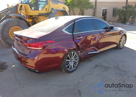 2015 Hyundai Genesis 5.0 z USA, uszkodzony, nr VIN KMHGN4JF6FU068004